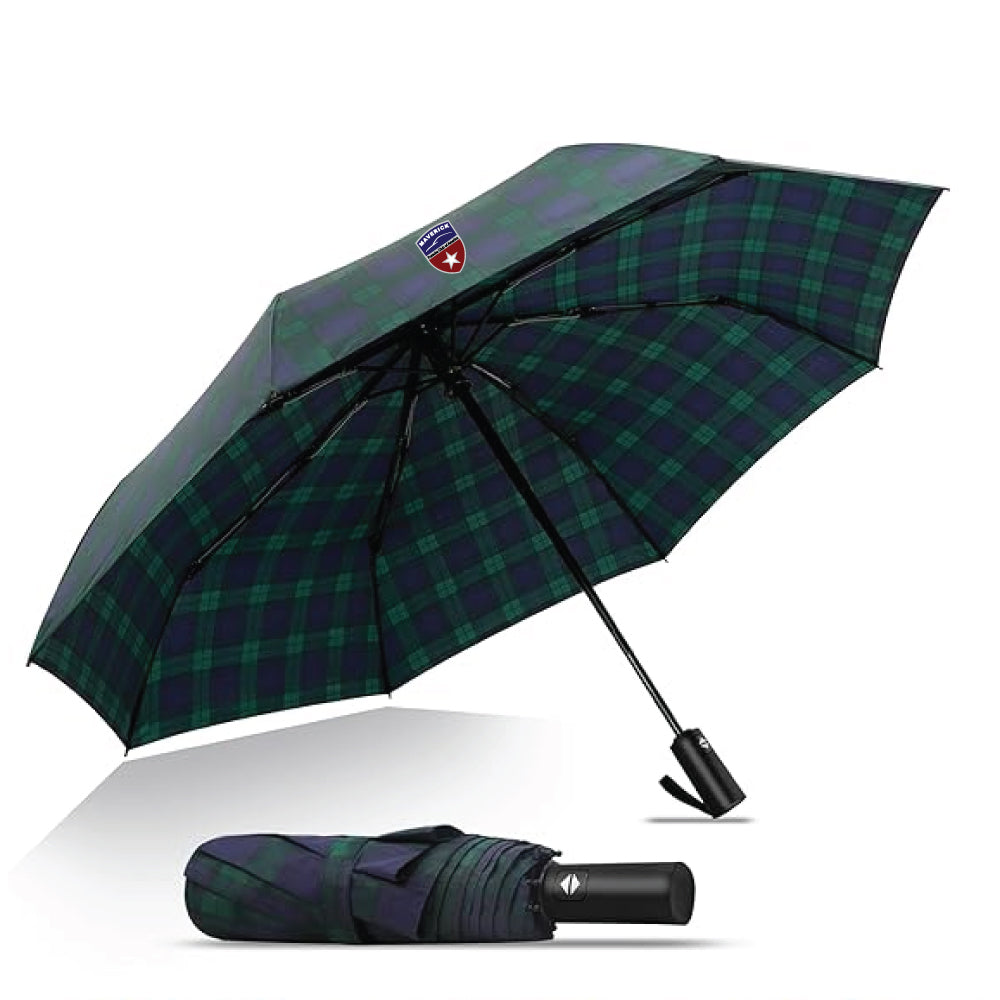 MAV PCA Plaid Blue/Green Umbrella